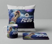 FC26 gra prezent dla gracza geeka kibica FC 26 zestaw dla niego Poduszka ku