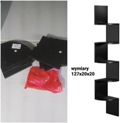 Półka narożna 127x20x20 cm