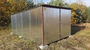 3X5 GARAŻE BLASZANE GARAŻ BLASZANY SZYBKA DOSTAWA Z PODŁOŻEM I KOTWIENIEM