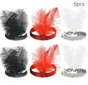 Wielki gatsby, opaska na głowę, opaska do włosów, fascynator 