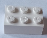 Lego 3002 Biały klocek 2 x 3 4162 2szt