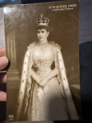 Kartka pocztowa z wizerunkiem Królowej Marii