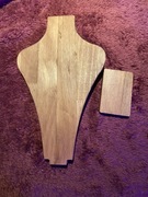 Drewniany stojak na trofeum + gratis lokówka 