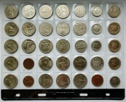 monety ćwierć dolara stany USA i inne 20,50 gr z 1923, 35 monet