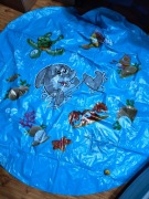Mata wodna  fontanna kurtyna wodna basen dla dzieci Splash Pad Ocean 130 cm