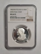 1.000 złotych 1982 Jan Paweł II - NGC MS66 PL