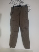 H&M spodnie bojówki khaki r M pas 80-90cm