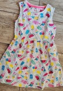 TU kids sukienka w lody arbuzy 98-104cm