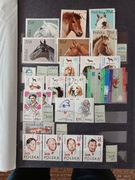 Polskie znaczki pocztowe .Rocznik 1989 kasowany