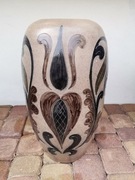 Dzban-tuba z malowanymi wzorami, wys. 50 cm,,ceramiczny