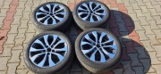 Oryginalne felgi RENAULT 7x17 5x114.3 ET43 z oponami Continental 205/50