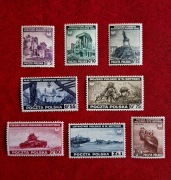 Emigracja 1944, Nr 9-16, seria 8 znaczków czystych