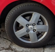 Felgi aluminiowe 14",z letnimi Oponami 