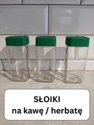 Słoiki Słoiczki Pojemniki do przechowywania kawy herbaty ziół