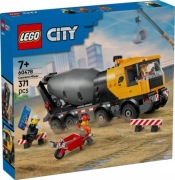 LEGO City - Betoniarka żółta ciężarówka budowlana (60478)