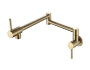 Bateria kuchenna przegubowa ścienna Seria 2 Złota Mat A