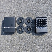 Dystanse Dystans Getmann 10MM 5x100 5x112 57.1 AUDI SEAT SKODA VW + ŚRUBY