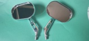 Lusterka motocyklowe chromowane M10 (chopper)