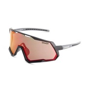 Okulary SPORTOWE rowerowe polaryzacyjne SINNER Pace Matte Black/Red