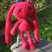 Króliczek robiony szydełkiem 