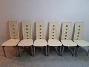 Zestaw krzeseł do jadalni , kuchni itp. używane , cena za 6 szt.