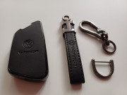Etui na kluczyk samochodowy do Volkswagen / Seat / Škoda + brelok