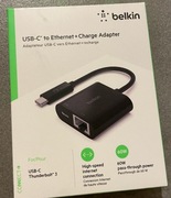 USB-C to Ethernet + Charge Adapter