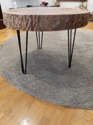 Stół blat drewniany jesion z nogami 