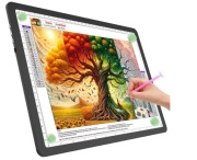 Tablica świetlna TOHETO A4 magnetyczna czarna LED