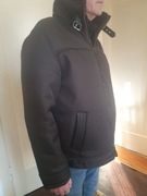 kurtka męska pilotka motocyklówka zimowa roz M zamek ciemny brąz +prezent