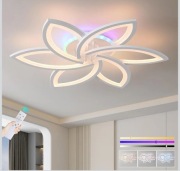 Nowoczesny żyrandol do salonu na pilota 70cm