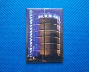 Magnes na lodówkę Gasometer Oberhausen nocą