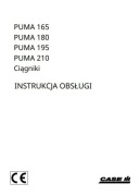 Instrukcja obsługi ciągnika Case Puma 165, 180, 195, 210 PL