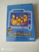 Simpsonowie sezon 4 - 4 DVD, wydanie polskie, nowy