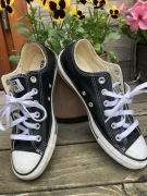 Trampki Converse  r. 38 czarne SKÓRA!  HIT!!!