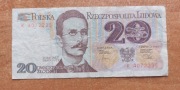 Banknot 20 zł z 1982r, Seria K