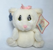 Maskotka miś smutny kotek vintage retro Sad Kitty Applause PRL unikat metka