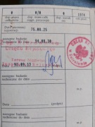 Motocykl MZ 250 niebieski 