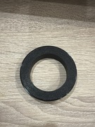 Rozeta maskująca ø50 do płyt 18mm czarna z kołnierzem 10mmMaskownica otworu