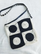 Torebka listonoszka crochet, ręczne robiona 