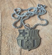 Łańcuszek FC BARCELONA | logo klubu | Barça fan gadżet
