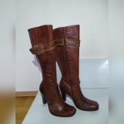 Buty kozaki damskie skórzane BAGATT