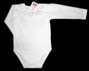 Mrofi Body Wizytowe Długi Rękaw Koronka Rozmiar 86