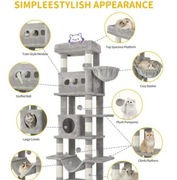 Drapak Dla Kota Legowisko Wieża Drzewko Budka Wysoki 170cm XL