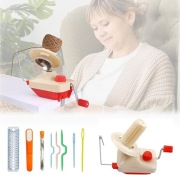 Ręcznie robiona nawijarka do przędzy wełnianej