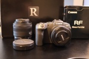 Aparat Canon RP + obiektyw 50mm 1.8 + 24mm 1.8 Macro IS + Sandisk 64GB