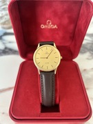  Vintage 1984 OMEGA De Ville Cal.1434 Złoty Zegarek Męski