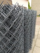 Siatka ogrodzeniowa H1.5m,ocynk+PCV grafit