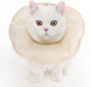 Komfortowy dmuchany kołnierz pooperacyjny dla zwierząt od MayMaw-Rozmiar S!