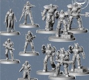 Steel Rising od Vermilion Miniatures. Druk 3D inspirowany Fallout'em. 